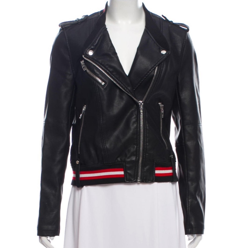 BLANK NYC Faux Leather Moto Jacket